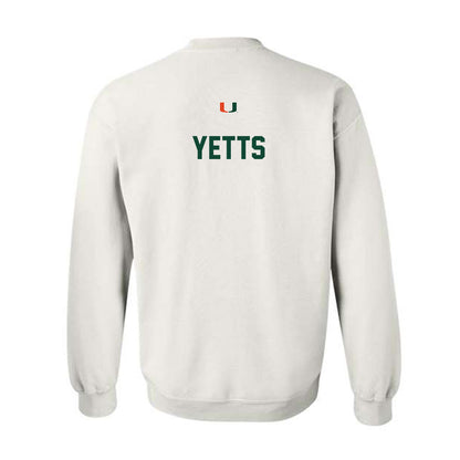 Miami - NCAA Cheerleading : Bella Yetts - Classic Shersey Crewneck Sweatshirt-1