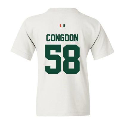 Miami - NCAA Football : Ben Congdon - Classic Shersey Youth T-Shirt-1
