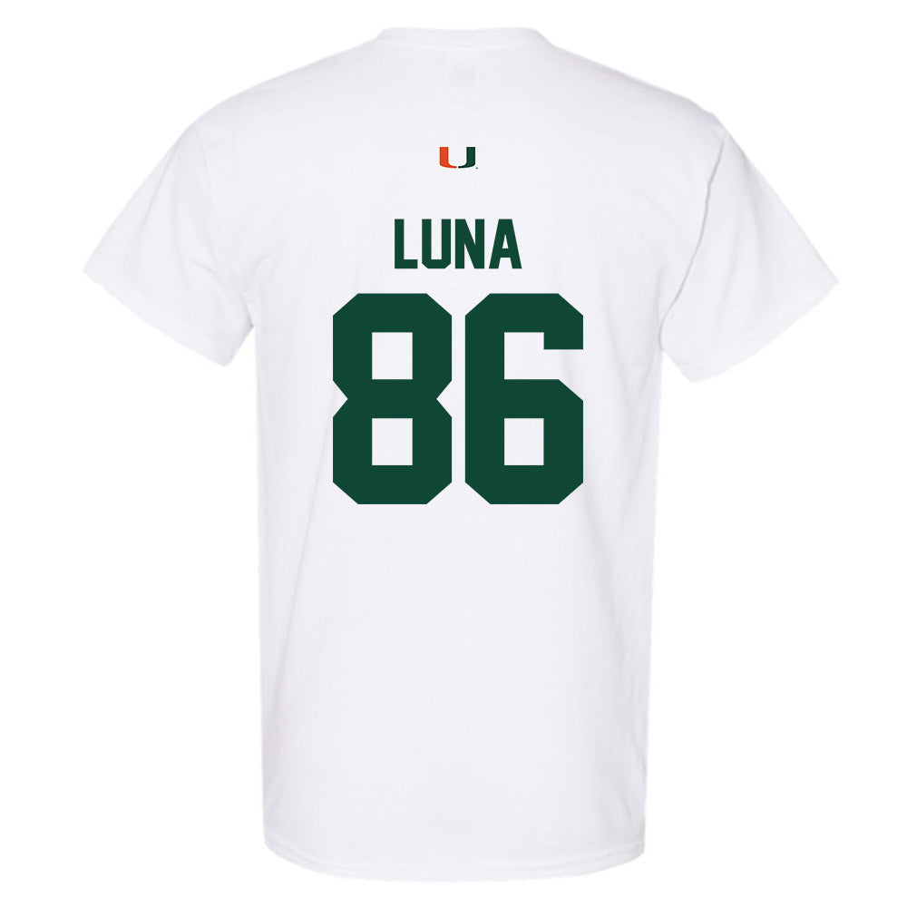 Miami - NCAA Football : Kolby Luna - Classic Shersey T-Shirt-1