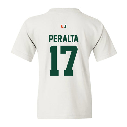 Miami - NCAA Baseball : Fabio Peralta - Classic Shersey Youth T-Shirt-1
