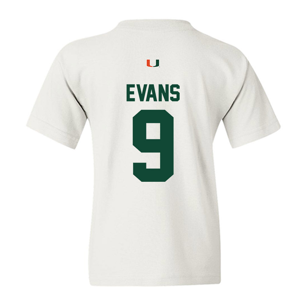 Miami - NCAA Baseball : Rob Evans - Classic Shersey Youth T-Shirt-1