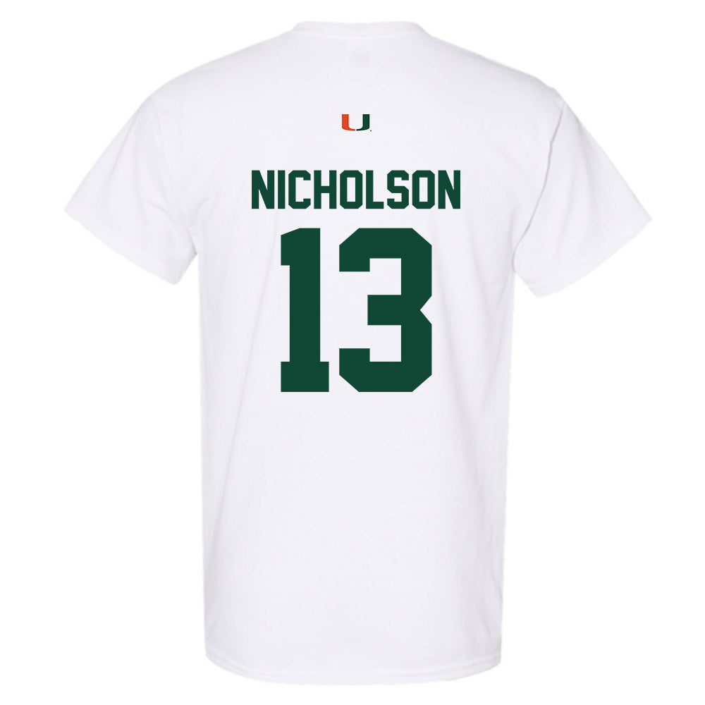 Miami - NCAA Women's Soccer : Crosby Nicholson - Classic Shersey T-Shirt-1