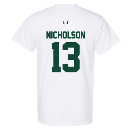 Miami - NCAA Women's Soccer : Crosby Nicholson - Classic Shersey T-Shirt-1