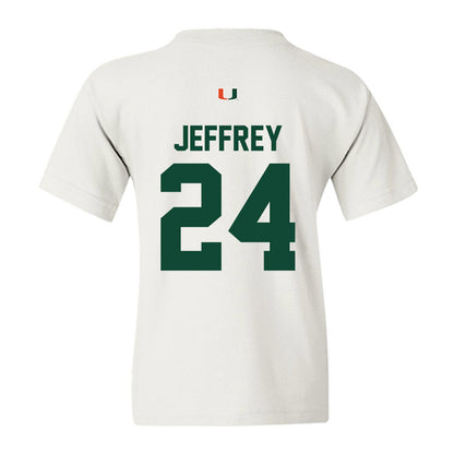 Miami - NCAA Baseball : Donavan Jeffrey - Classic Shersey Youth T-Shirt-1