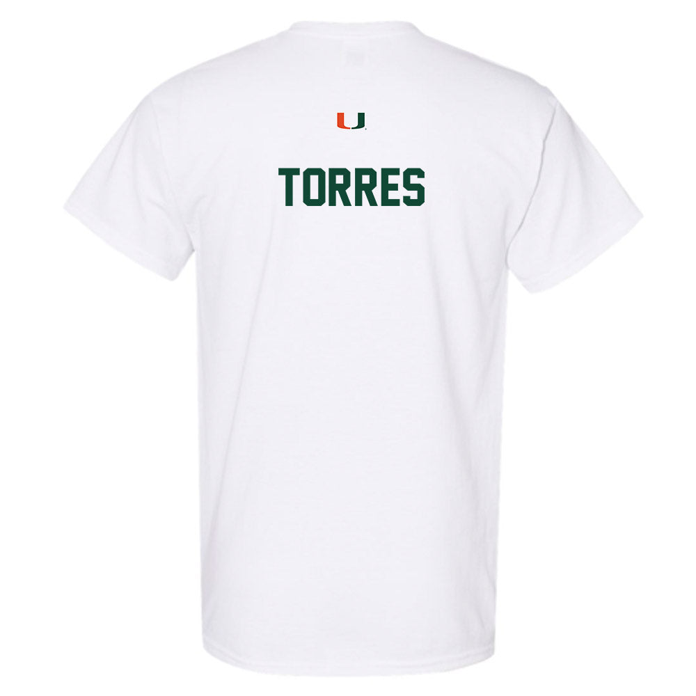 Miami - NCAA Men's Track & Field : Evan Torres - Classic Shersey T-Shirt-1