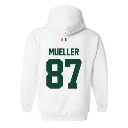 Miami - NCAA Football : Gavin Mueller - Classic Shersey Hooded Sweatshirt-1