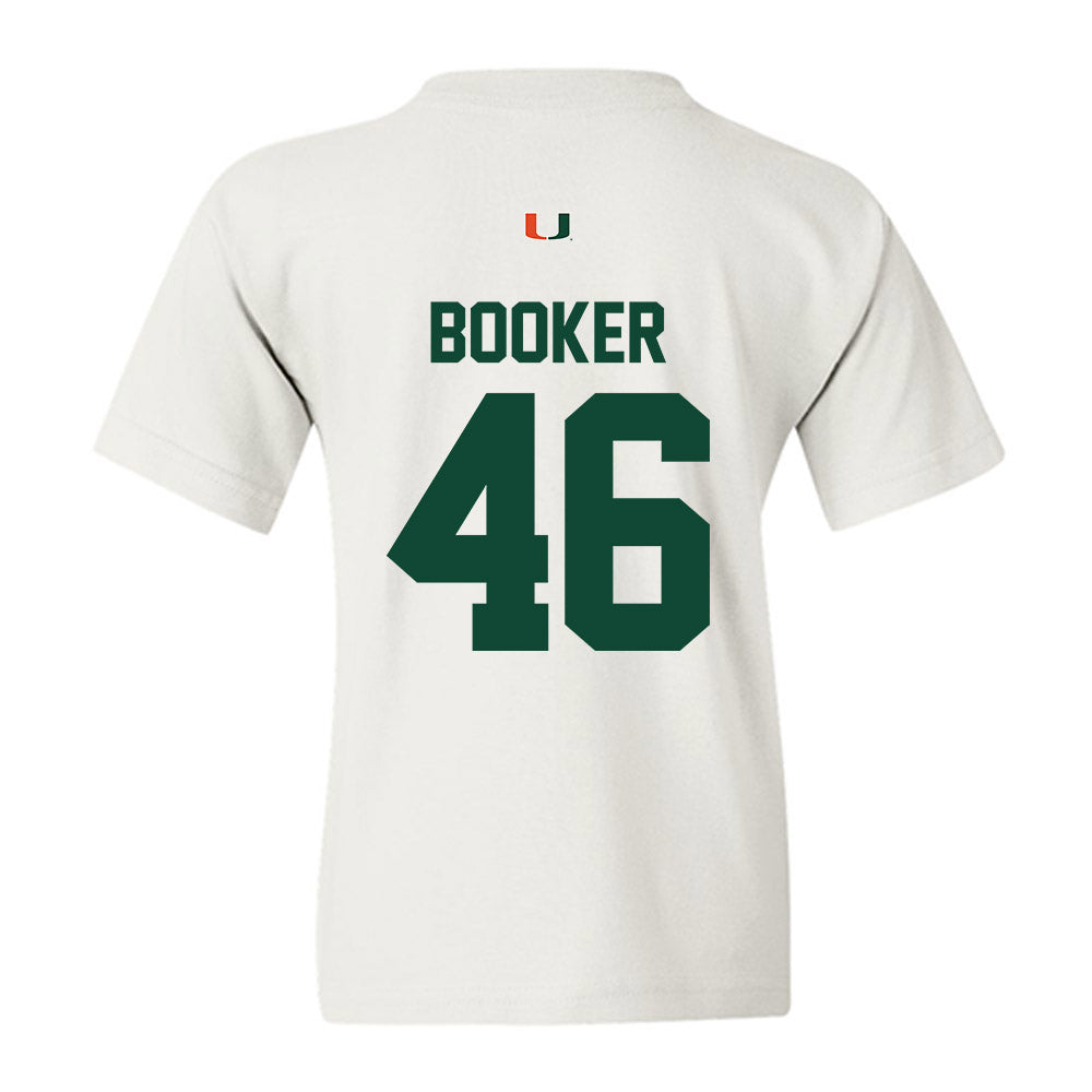 Miami - NCAA Football : Adam Booker - Classic Shersey Youth T-Shirt-1