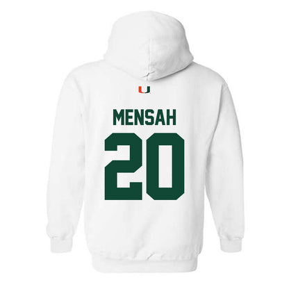 Miami - NCAA Women's Soccer : Grace Mensah - Classic Shersey Hooded Sweatshirt-1