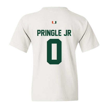 Miami - NCAA Football : Girard Pringle Jr - Classic Shersey Youth T-Shirt-1