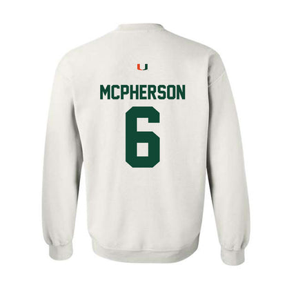 Miami - NCAA Women's Soccer : Jaileah Mcpherson - Classic Shersey Crewneck Sweatshirt-1