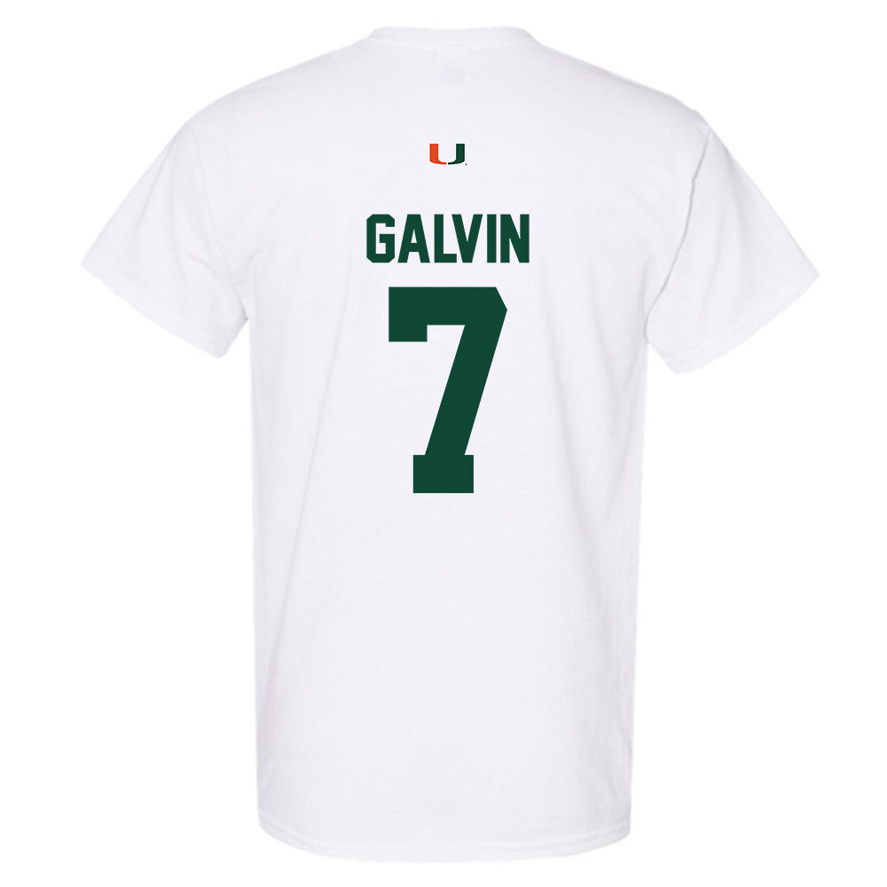 Miami - NCAA Baseball : Max Galvin - Classic Shersey T-Shirt-1