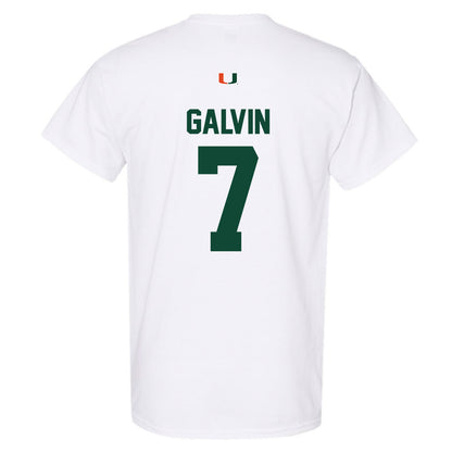 Miami - NCAA Baseball : Max Galvin - Classic Shersey T-Shirt-1