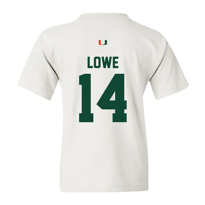Miami - NCAA Football : Hayden Lowe - Classic Shersey Youth T-Shirt-1