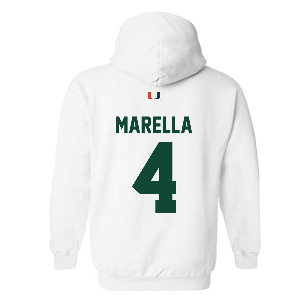 Miami - NCAA Women's Soccer : samantha marella - Classic Shersey Hooded Sweatshirt-1