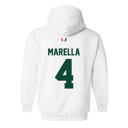 Miami - NCAA Women's Soccer : samantha marella - Classic Shersey Hooded Sweatshirt-1