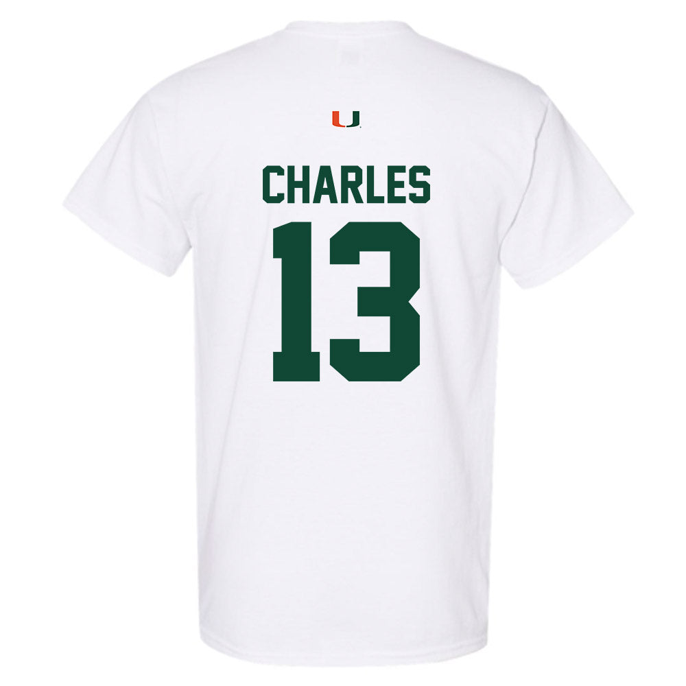 Miami - NCAA Football : Asharri Charles - Classic Shersey T-Shirt-1