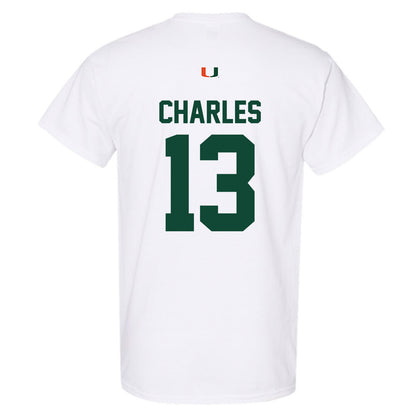 Miami - NCAA Football : Asharri Charles - Classic Shersey T-Shirt-1