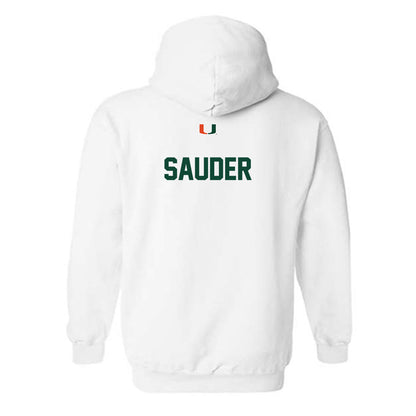 Miami - NCAA Men's Track & Field : The Sauder - Classic Shersey Hooded Sweatshirt-1
