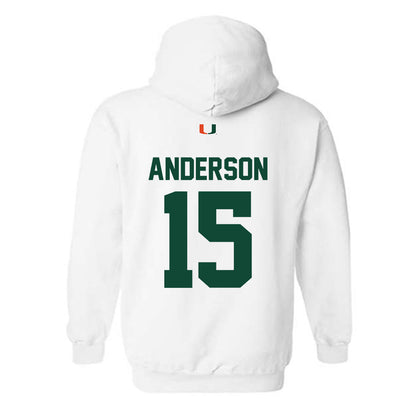 Miami - NCAA Football : Judd Anderson - Classic Shersey Hooded Sweatshirt-1