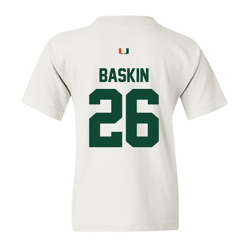 Miami - NCAA Women's Volleyball : Simone Baskin - Classic Shersey Youth T-Shirt-1