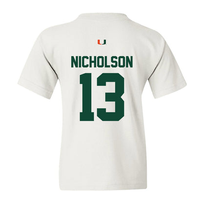 Miami - NCAA Women's Soccer : Crosby Nicholson - Classic Shersey Youth T-Shirt-1