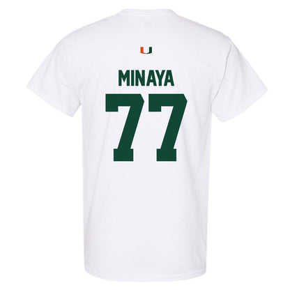 Miami - NCAA Football : Juan Minaya - Classic Shersey T-Shirt-1