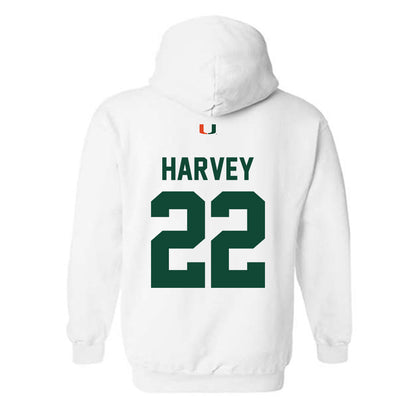 Miami - NCAA Women's Volleyball : Asia Harvey - Classic Shersey Hooded Sweatshirt-1