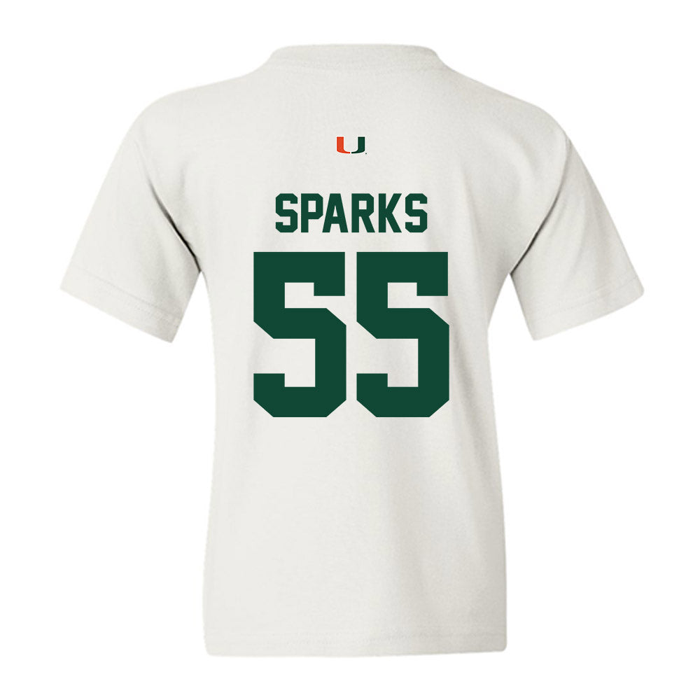 Miami - NCAA Football : JJ Sparks - Classic Shersey Youth T-Shirt-1