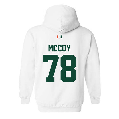 Miami - NCAA Football : Matthew McCoy - Classic Shersey Hooded Sweatshirt-1