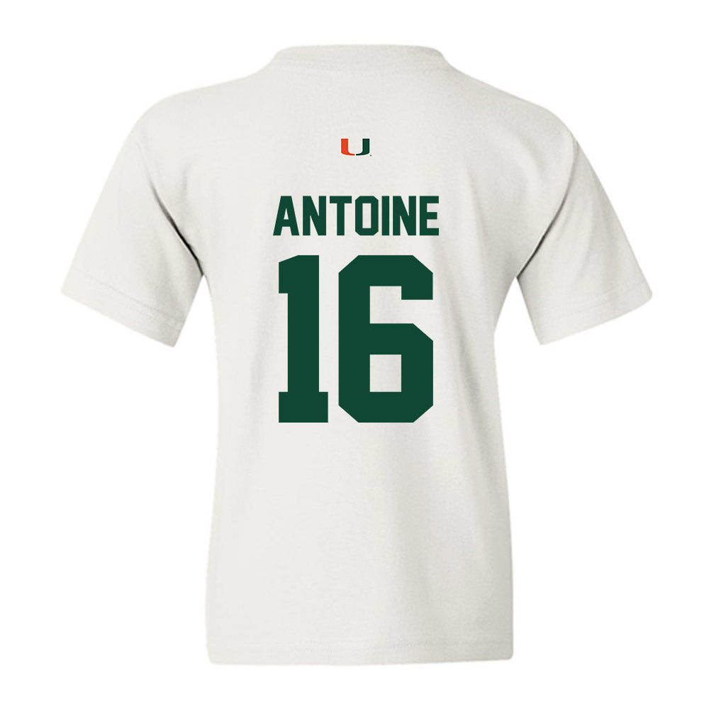 Miami - NCAA Football : Jaboree Antoine - Classic Shersey Youth T-Shirt-1