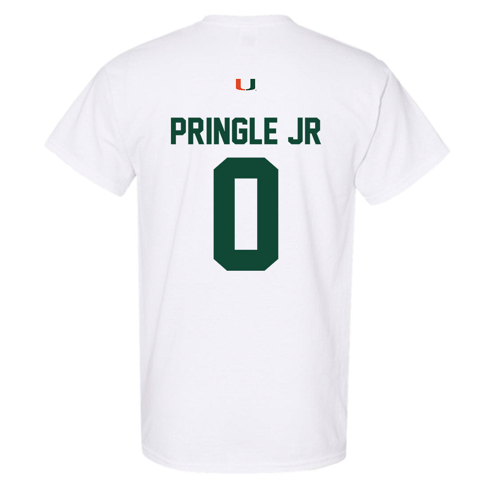 Miami - NCAA Football : Girard Pringle Jr - Classic Shersey T-Shirt-1
