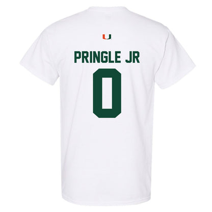 Miami - NCAA Football : Girard Pringle Jr - Classic Shersey T-Shirt-1