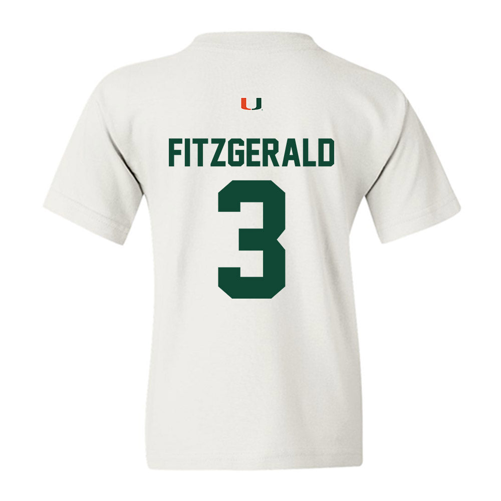 Miami - NCAA Football : Bryce Fitzgerald - Classic Shersey Youth T-Shirt-1