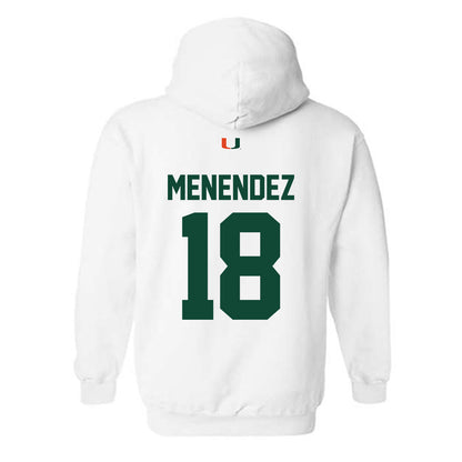 Miami - NCAA Baseball : Frank Menendez - Classic Shersey Hooded Sweatshirt-1