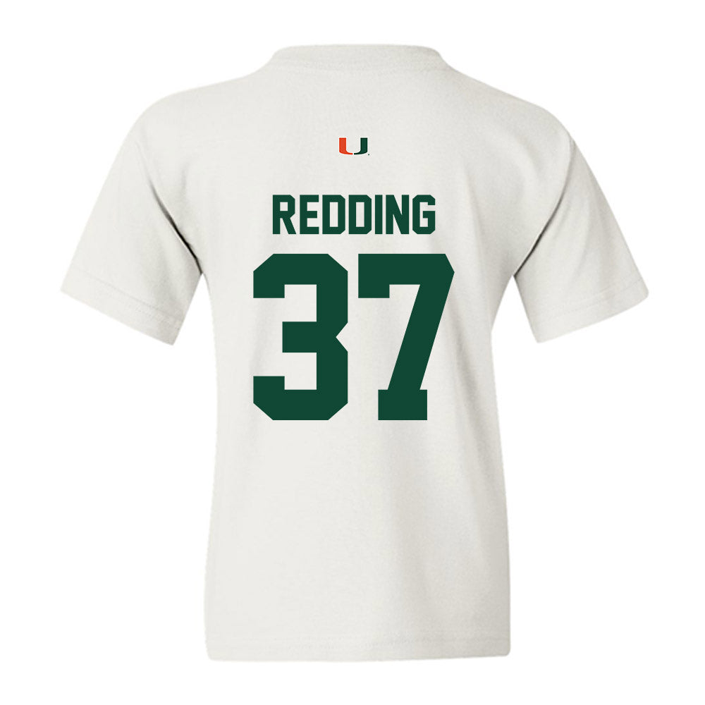 Miami - NCAA Football : Cortez Redding - Classic Shersey Youth T-Shirt-1