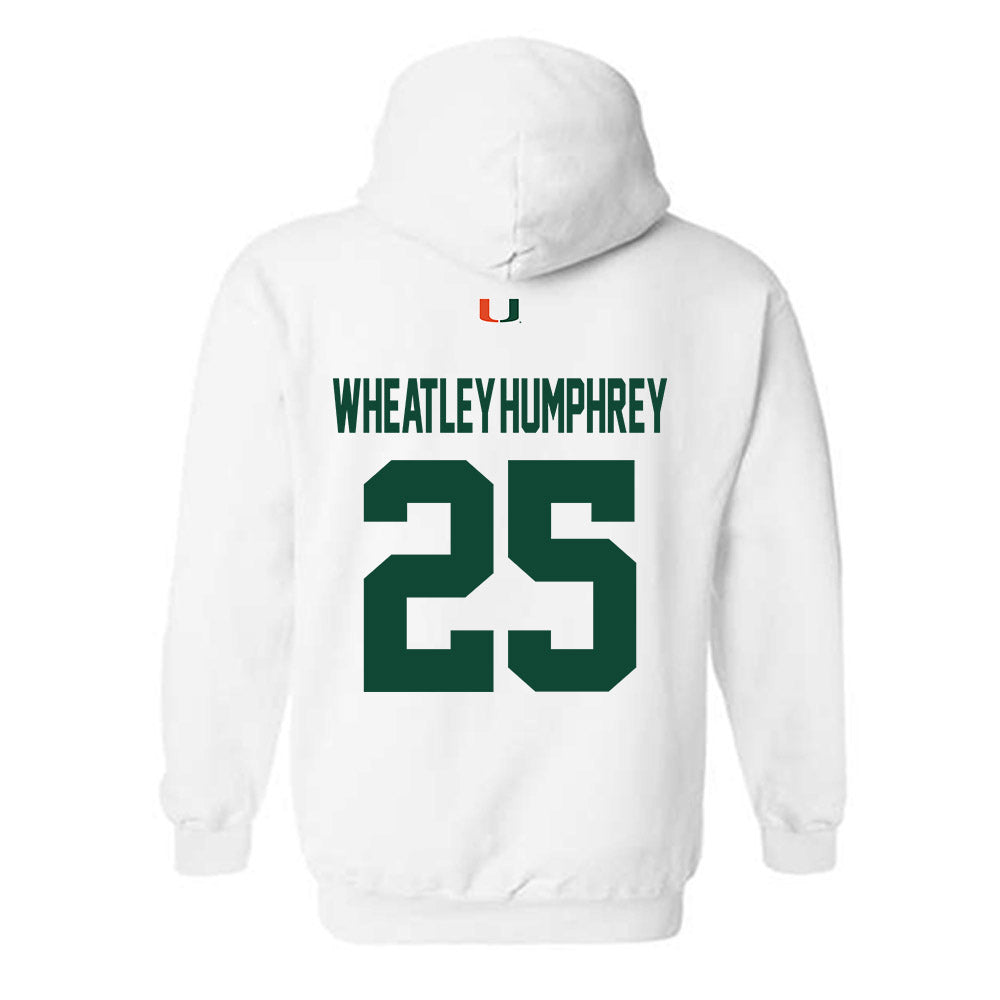 Miami - NCAA Football : Chris Wheatley-Humphrey - Classic Shersey Hooded Sweatshirt-1