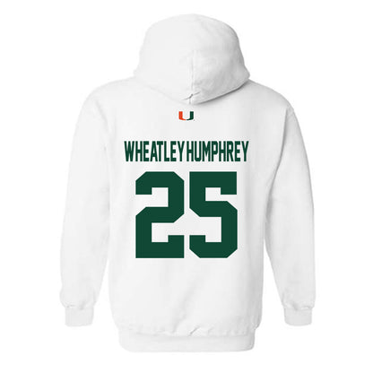 Miami - NCAA Football : Chris Wheatley-Humphrey - Classic Shersey Hooded Sweatshirt-1