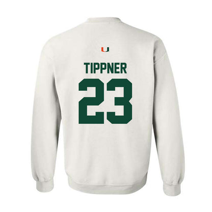 Miami - NCAA Women's Basketball : Meredith Tippner - Classic Shersey Crewneck Sweatshirt-1