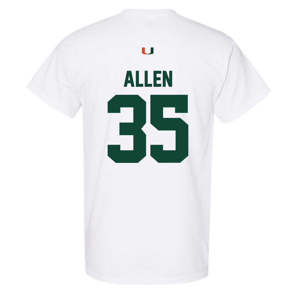 Miami - NCAA Men's Basketball : Dante Allen - Classic Shersey T-Shirt-1