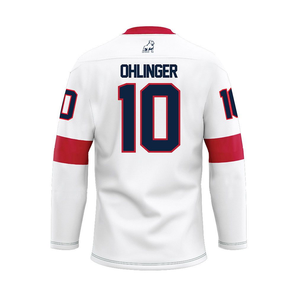 Samford - NCAA Women's Volleyball : Ali Ohlinger - White Hockey Jersey-1