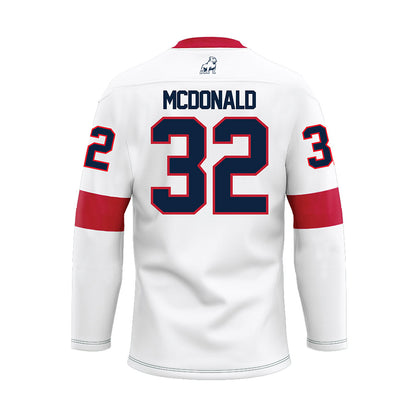 Samford - NCAA Baseball : Parker McDonald - White Hockey Jersey-1