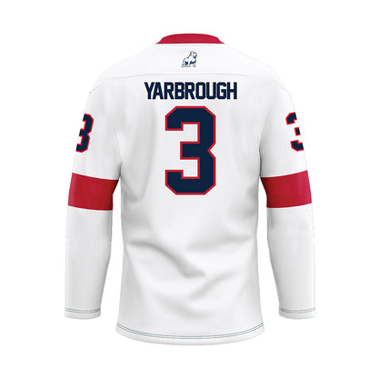 Samford - NCAA Women's Basketball : Kaylee Yarbrough - White Hockey Jersey-1