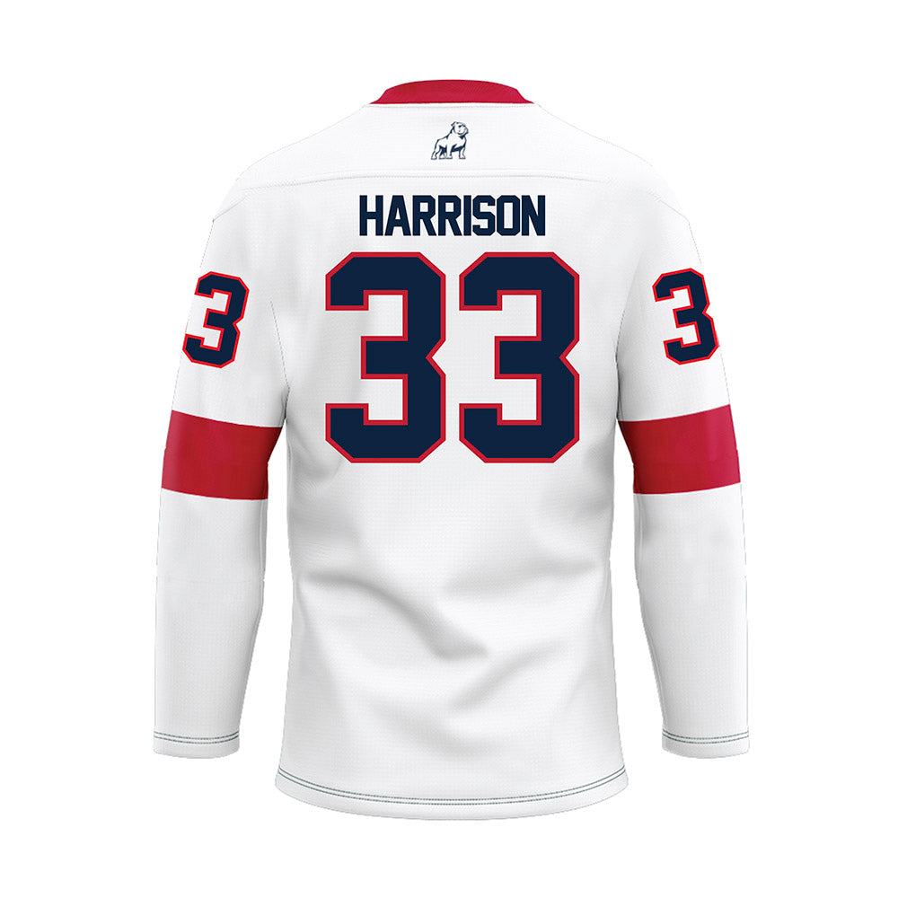 Samford - NCAA Softball : Kayden Harrison - White Hockey Jersey-1