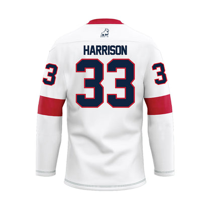 Samford - NCAA Softball : Kayden Harrison - White Hockey Jersey-1