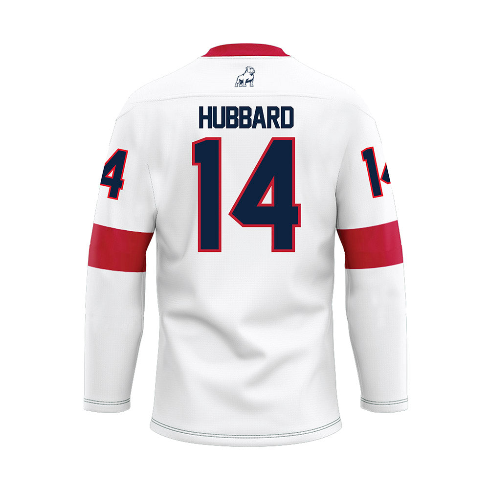 Samford - NCAA Softball : Joi Hubbard - White Hockey Jersey-1