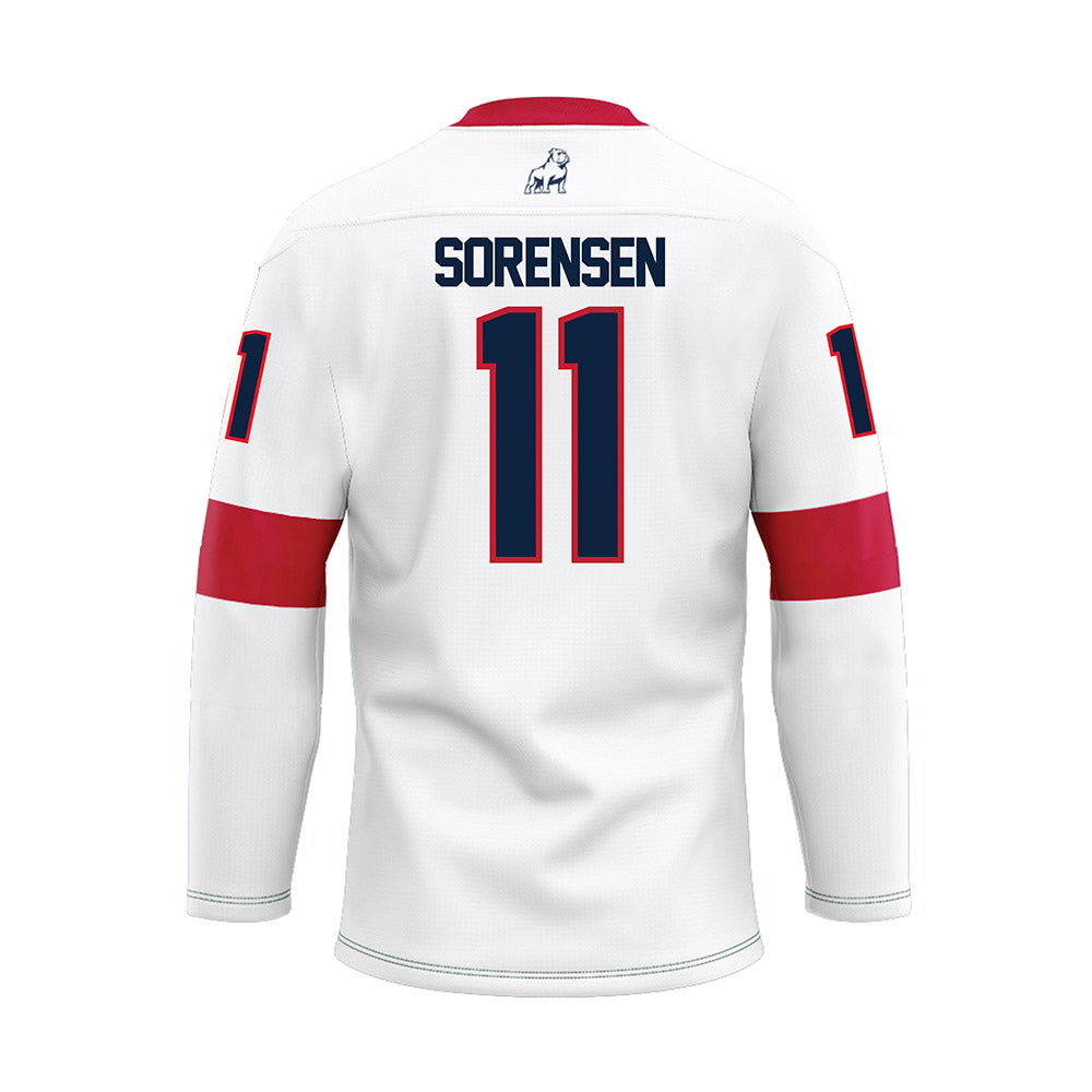 Samford - NCAA Women's Volleyball : Emma Sorensen - White Hockey Jersey-1