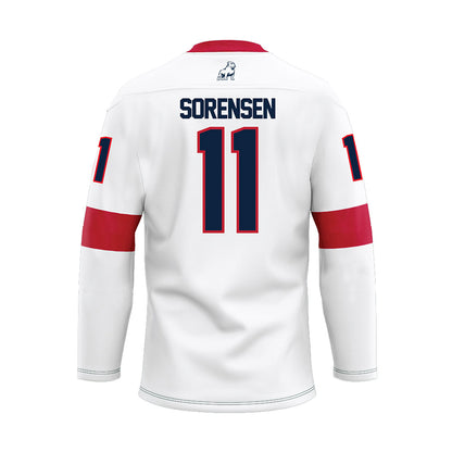 Samford - NCAA Women's Volleyball : Emma Sorensen - White Hockey Jersey-1