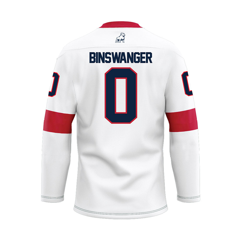 Samford - NCAA Women's Basketball : Paisley Binswanger - White Hockey Jersey-1