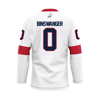 Samford - NCAA Women's Basketball : Paisley Binswanger - White Hockey Jersey-1