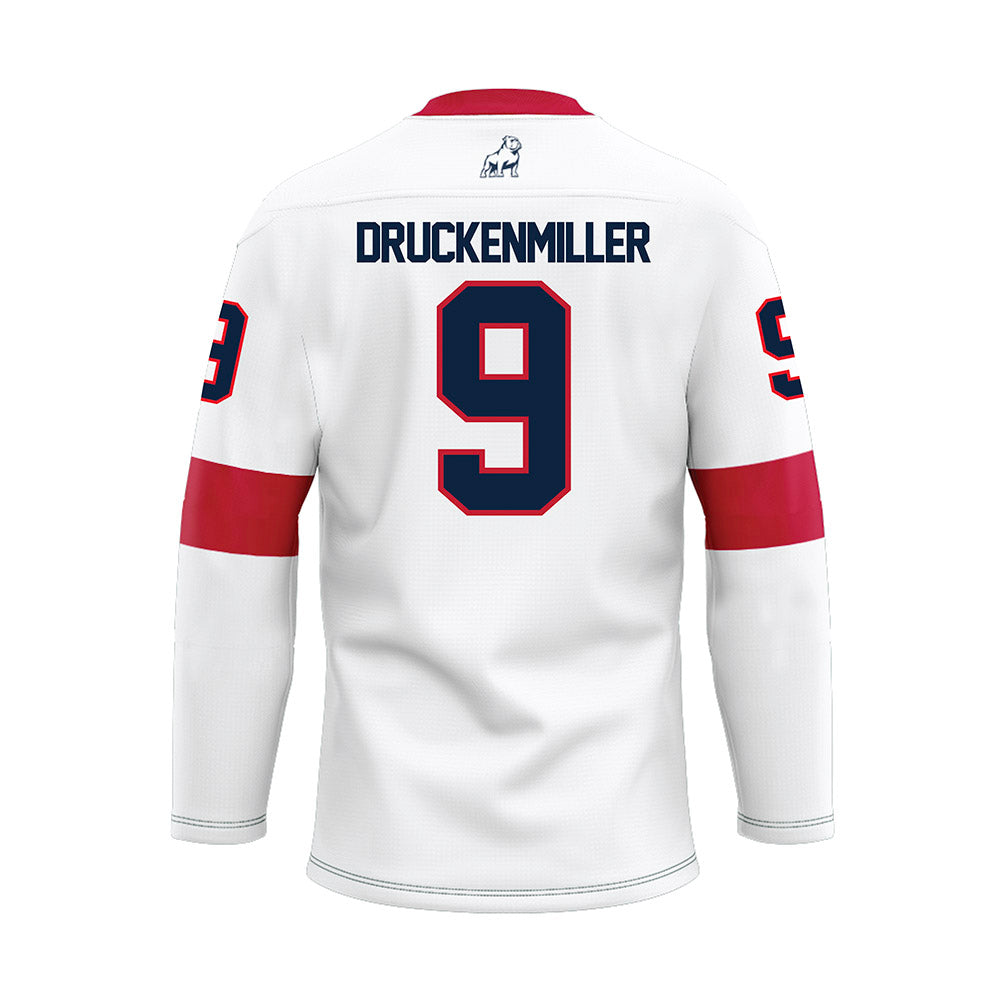 Samford - NCAA Baseball : Drew Druckenmiller - White Hockey Jersey-1